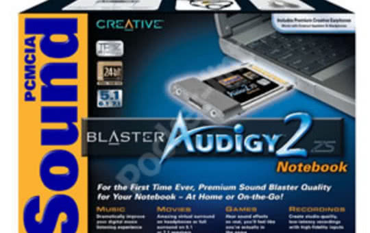 Audigy 2 ZS Notebook - interfejs audio PCMCIA
