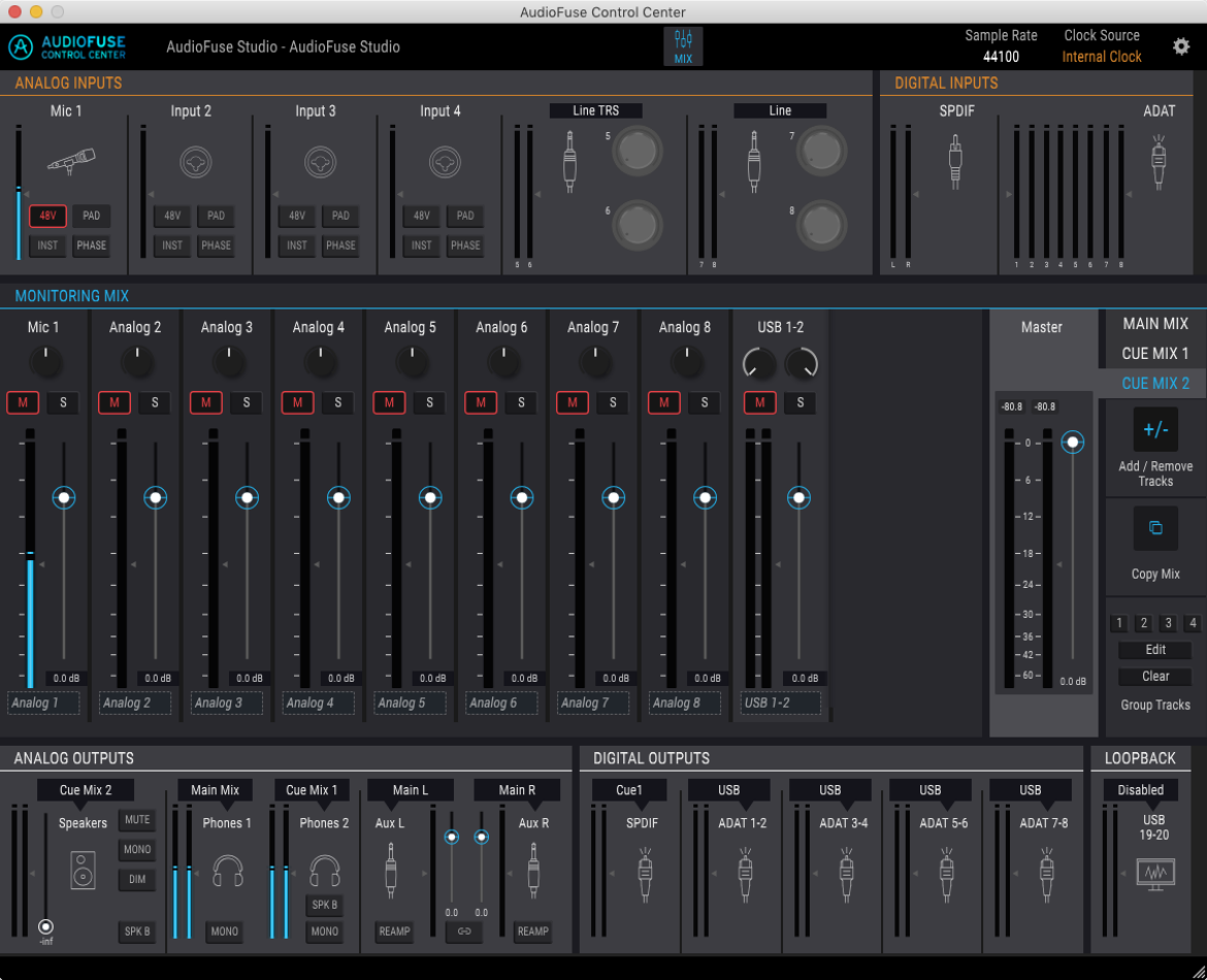 AudioFuse Studio - interfejs audio/MIDI