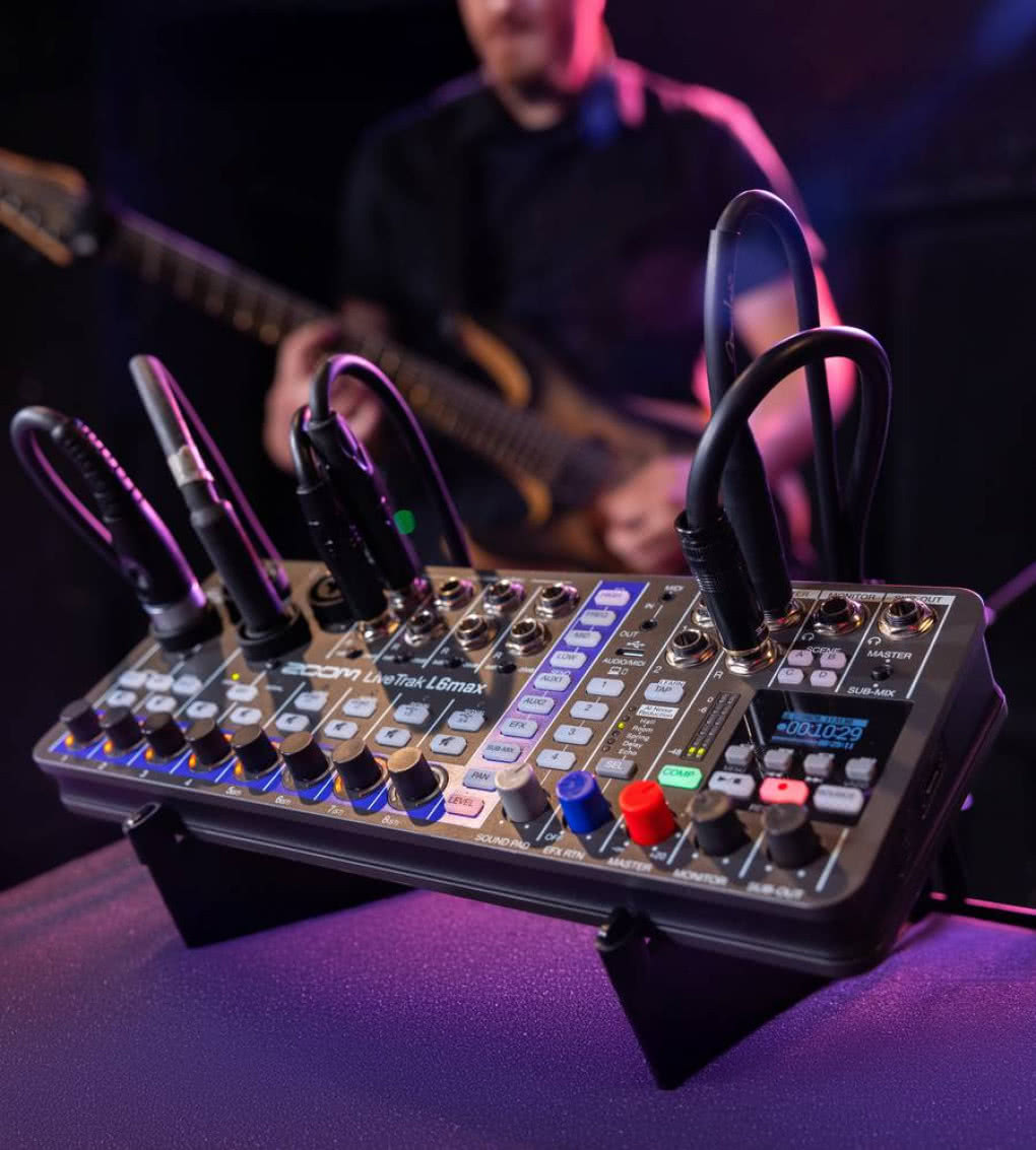 Zoom LiveTrak L6max 1.10 – pełna kontrola nad miksami i streamem