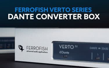 Nowa seria konwerterów Ferrofish Verto Dante 