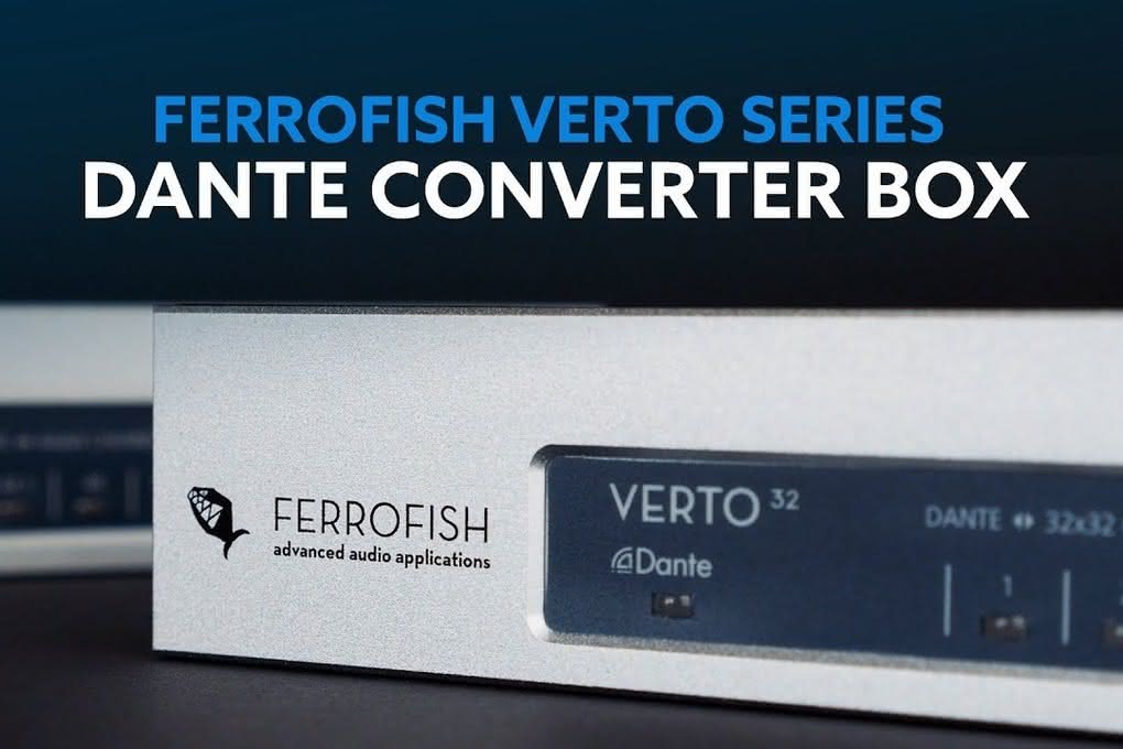 Nowa seria konwerterów Ferrofish Verto Dante