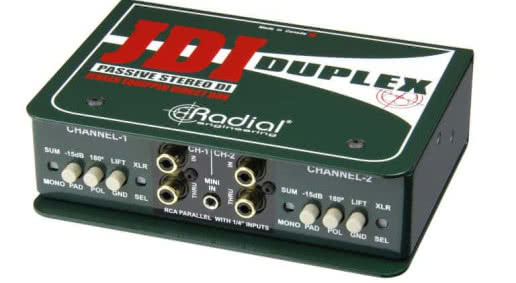 Radial JDI Duplex – pasywny DI-Box dla wymagających muzyków i inżynierów dźwięku