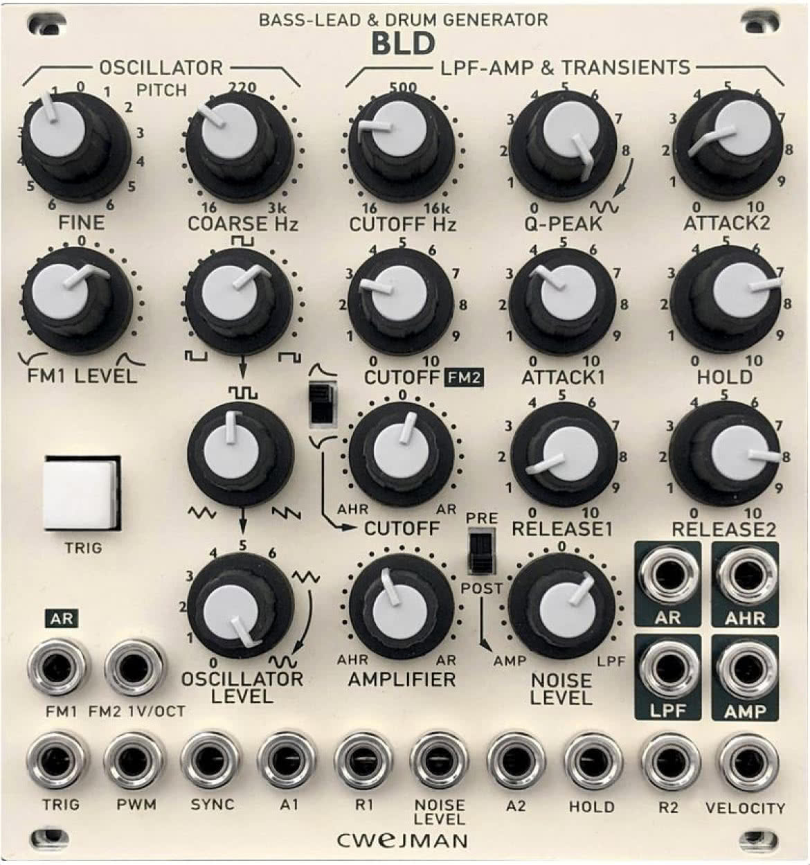 Cwejman BLD (Bass-Lead & Drum) Generator - Bezkompromisowa jakość
