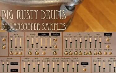 Karoryfer Big Rusty Drums 
