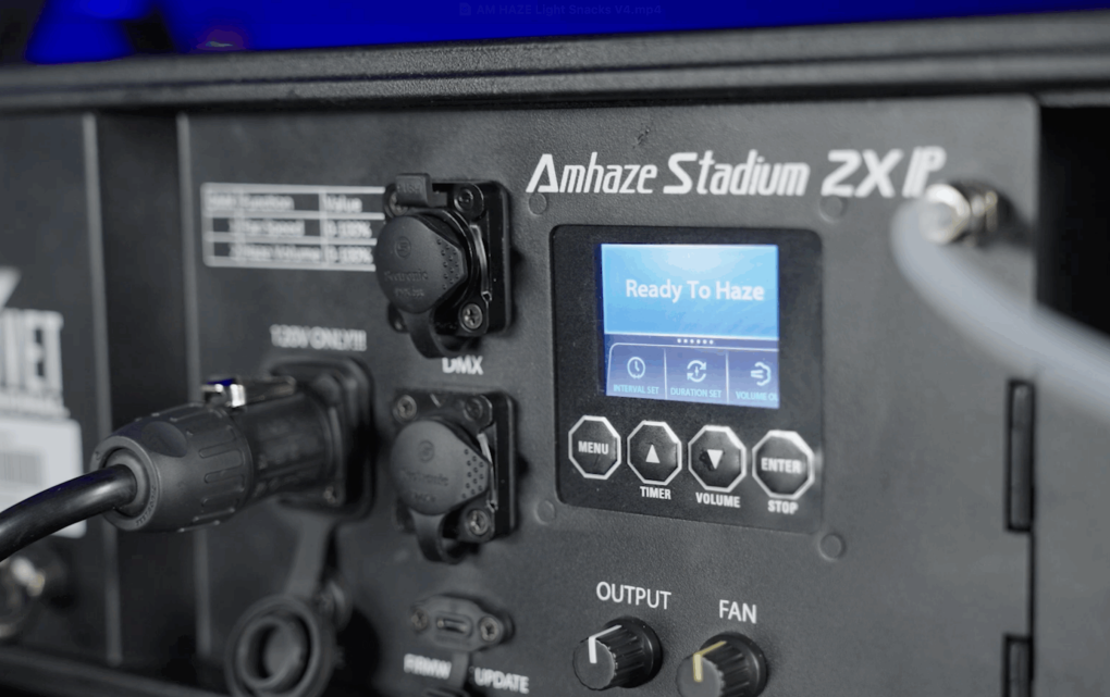 Chauvet Professional prezentuje Amhaze Stadium 2X IP – profesjonalną maszynę do mgły na duże produkcje