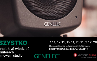 Warsztaty Genelec - Wszystko co chciałbyś wiedzieć o monitorach odsłuchowych w domowym studiu 
