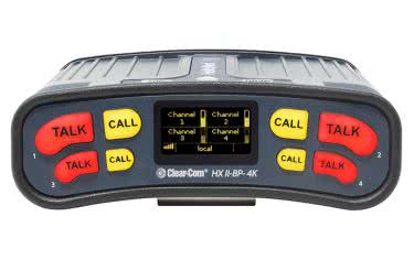 Nowość od Clear‑Com: czterokanałowy beltpack HelixNet HXII‑BP‑4K‑X4 
