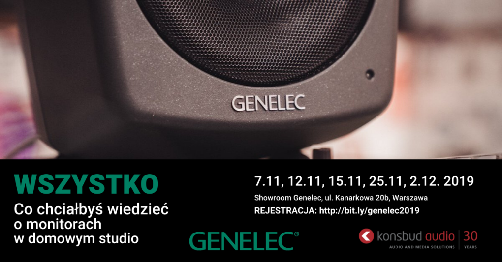 Warsztaty Genelec - Wszystko co chciałbyś wiedzieć o monitorach odsłuchowych w domowym studiu