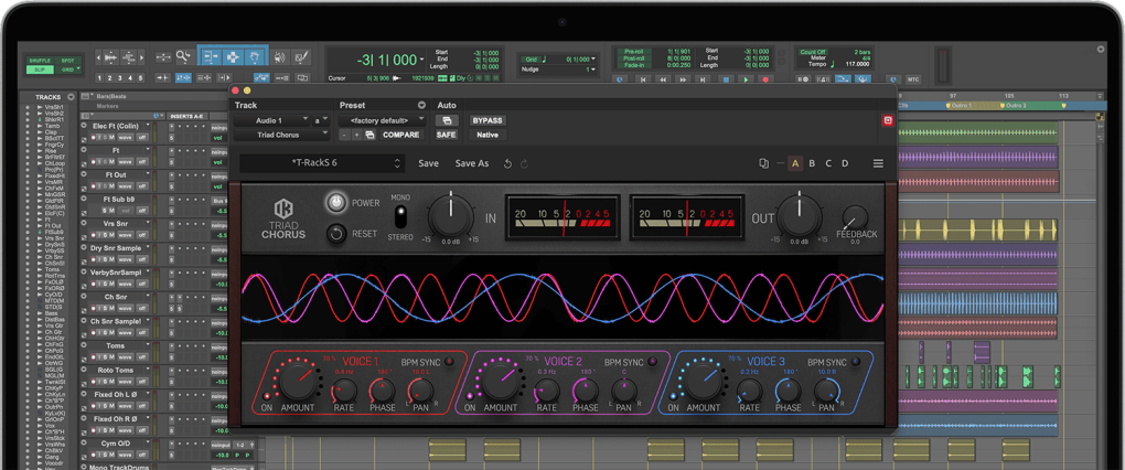 T-RackS 6 Triad Chorus - najnowszy efekt VST od IK Multimedia