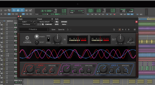 T-RackS 6 Triad Chorus - najnowszy efekt VST od IK Multimedia