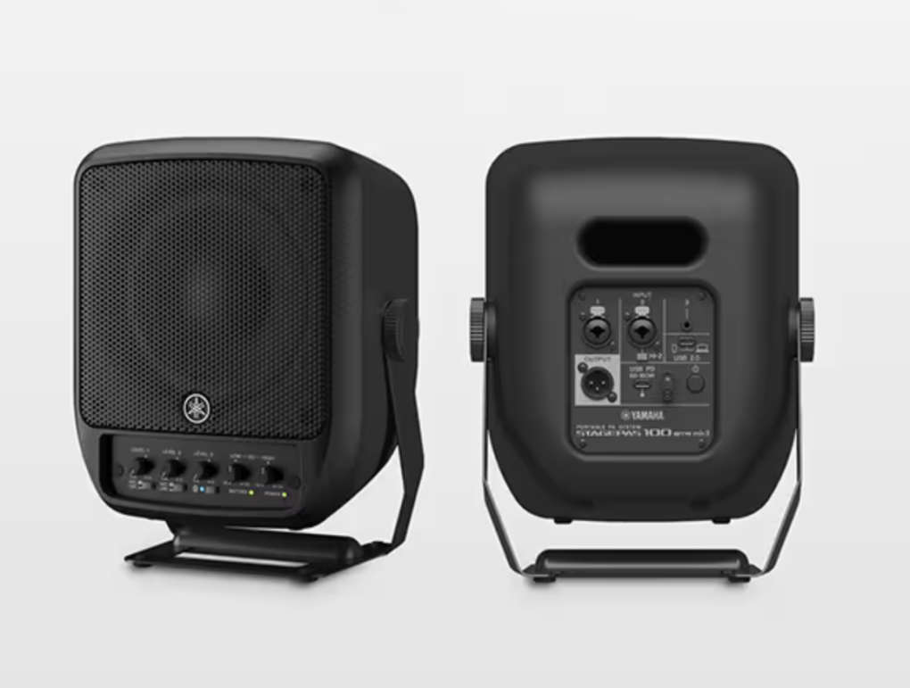 Yamaha wprowadza STAGEPAS 100BTR mkII – przenośny PA z baterią, USB i Bluetooth