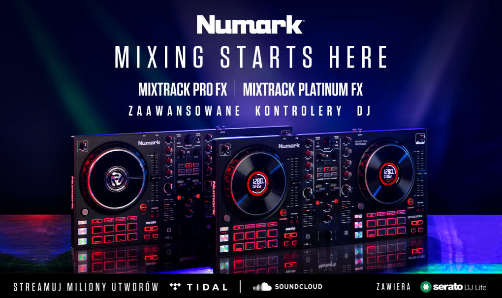 Premiera nowych kontrolerów Numark z serii Mixtrack 