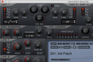 Pakiet EiS - Synapse Audio Dune EiS 
