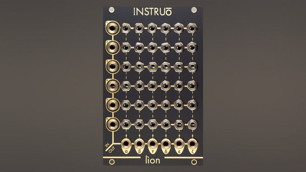 Instruo Lion - nowy moduł Eurorack inspirowany matrycą EMS Synthi