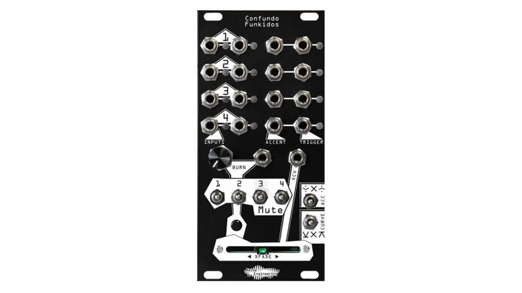 Noise Engineering Confundo Funkidos - rytmiczny crossfader w formacie eurorack 