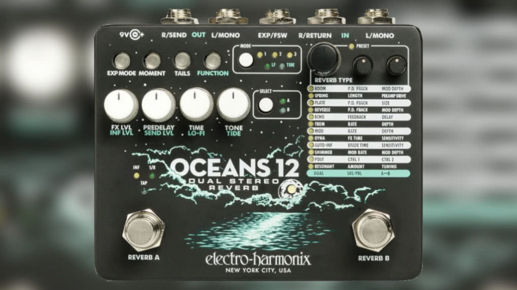 Zapowiedź nowego pogłosu od Electro-Harmonix - Oceans 12