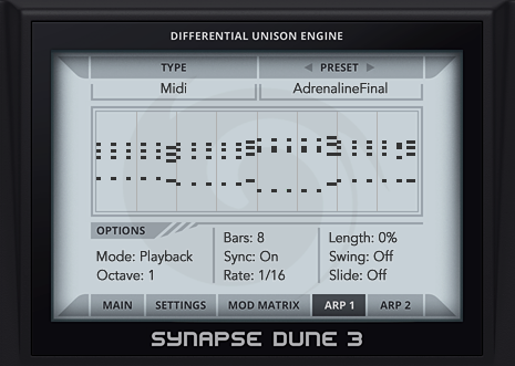Dune 3 - syntezator wirtualny
