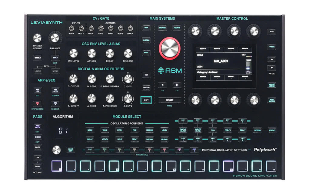 ASM Leviasynth – nowa generacja hybrydowych syntezatorów