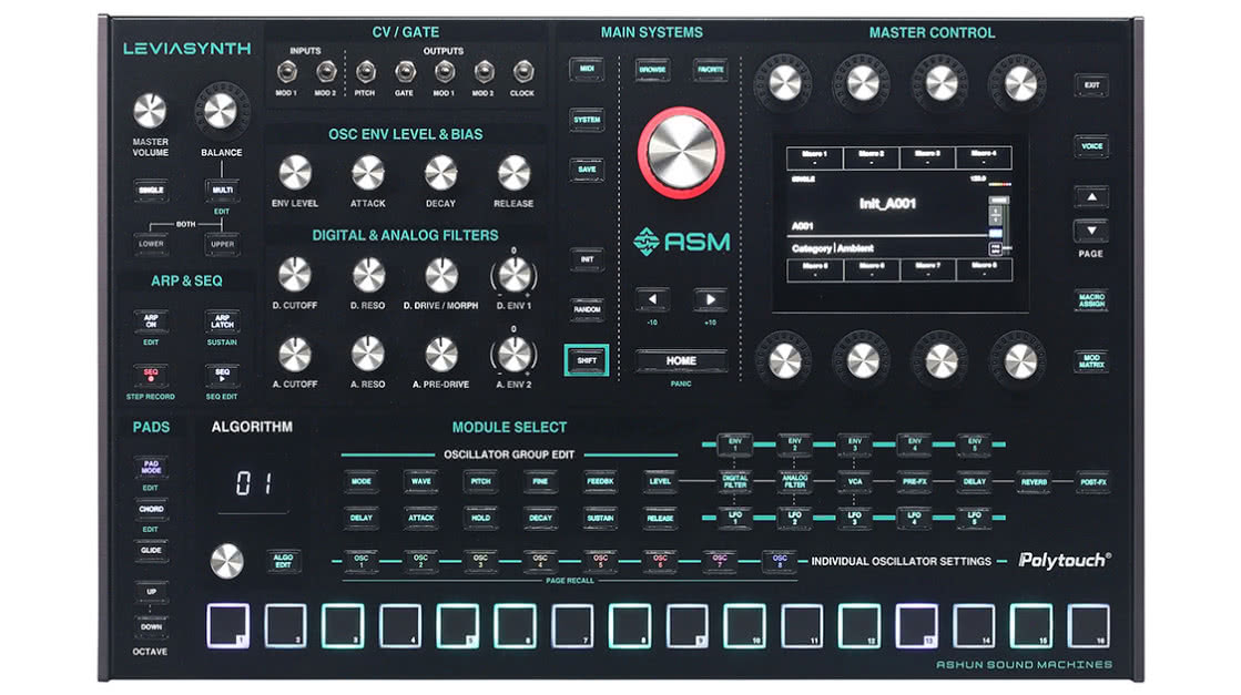 ASM Leviasynth – nowa generacja hybrydowych syntezatorów