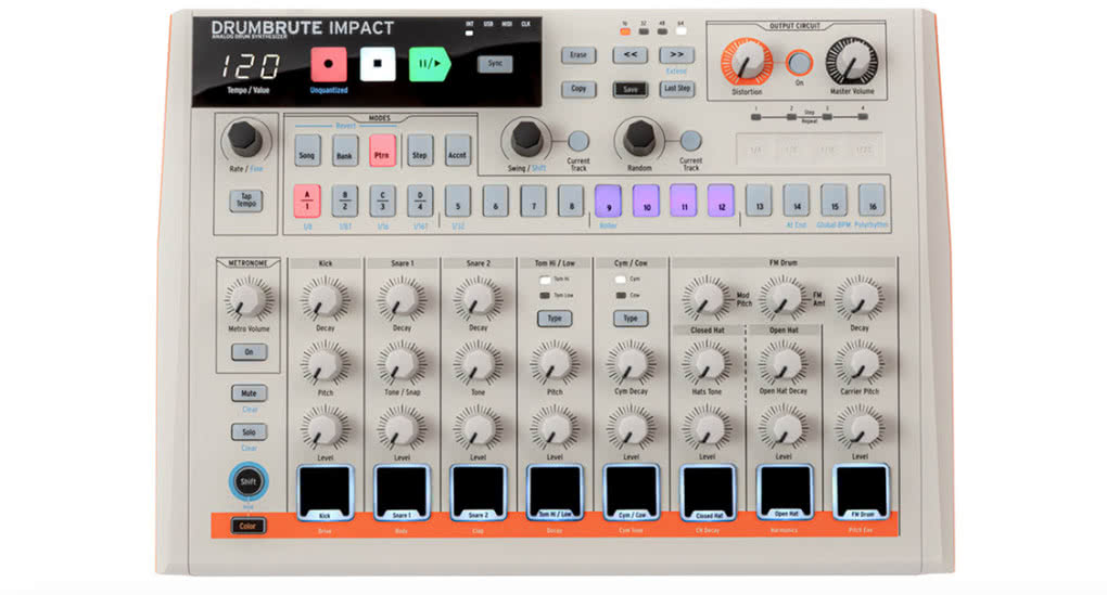 Arturia DrumBrute Impact 1984 - limitowana edycja maszyny perkusyjnej w stylu vintage