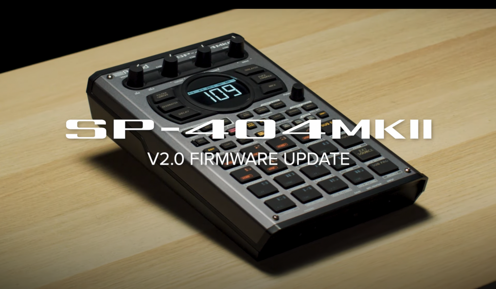 Roland SP-404 MKII 2.0: nowa aktualizacja