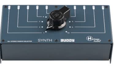 Synth Buddy - niezawodny, pasywny przełącznik stereo od  Heritage Audio  