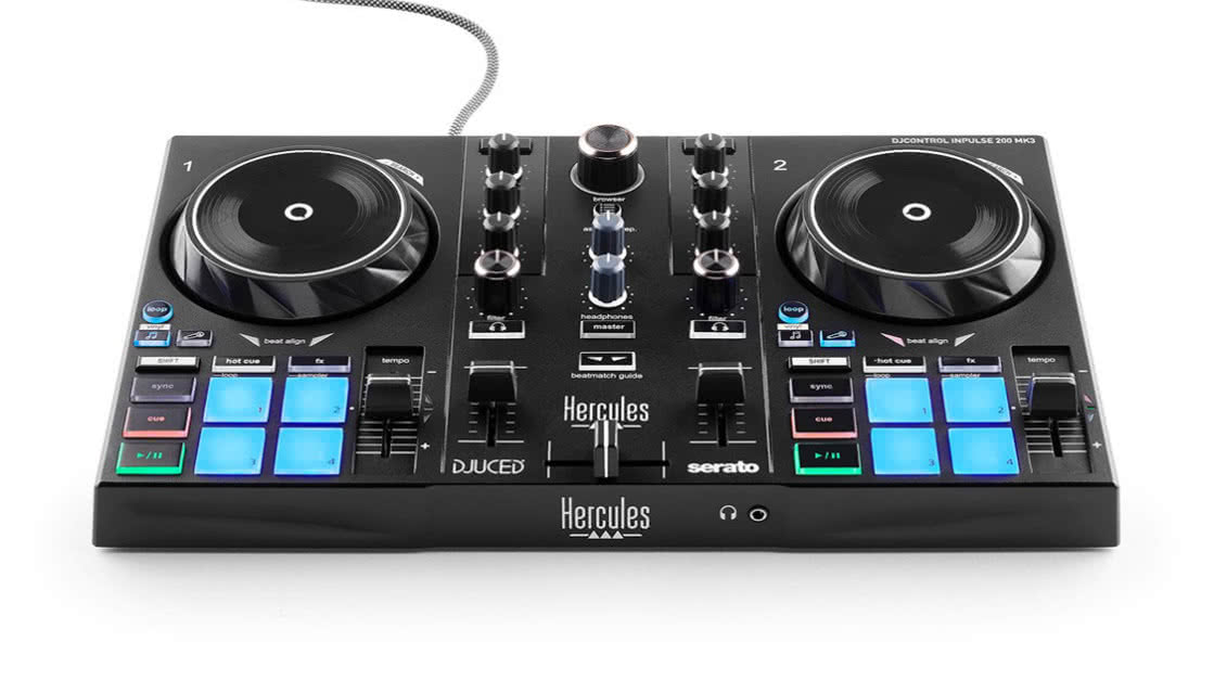 Hercules DJControl Inpulse 200 MK3 – mały kontroler, wielka moc na scenie i w studiu