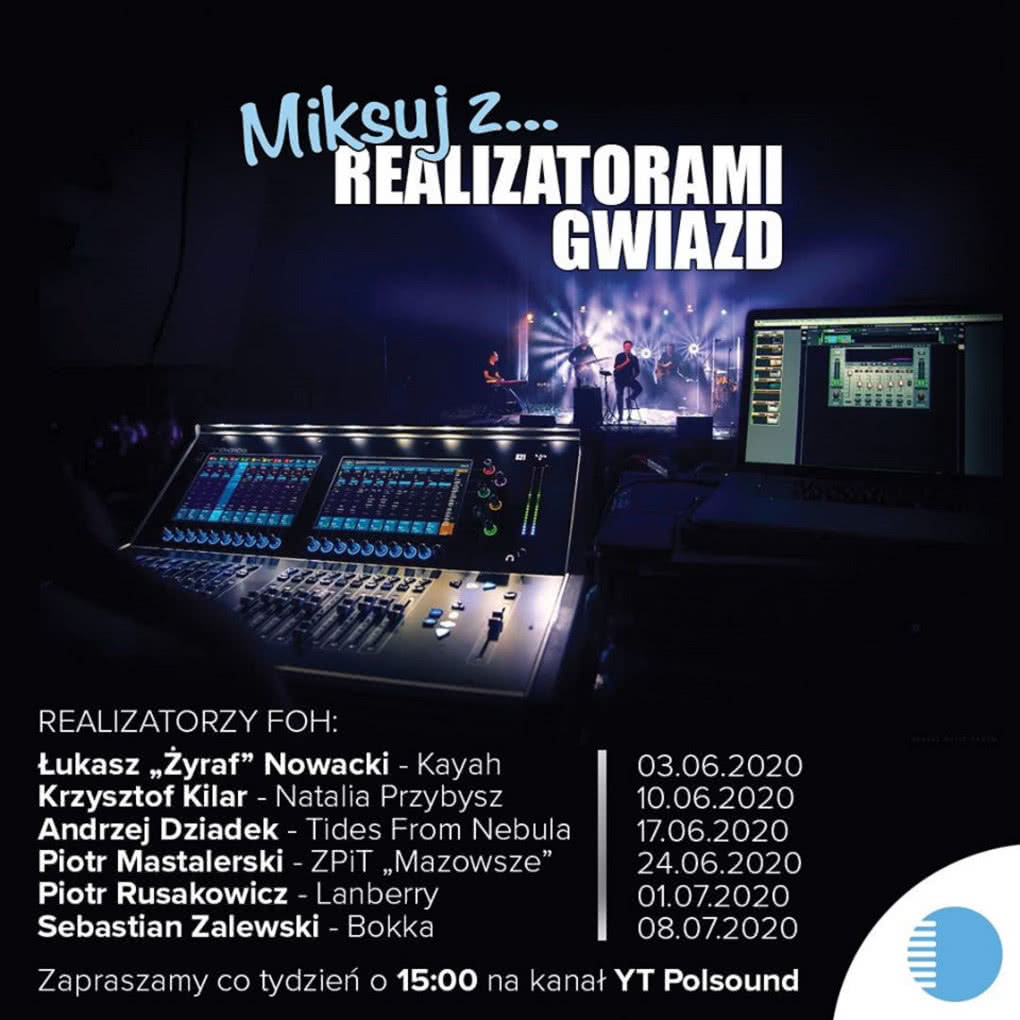 Miksuj z realizatorami gwiazd