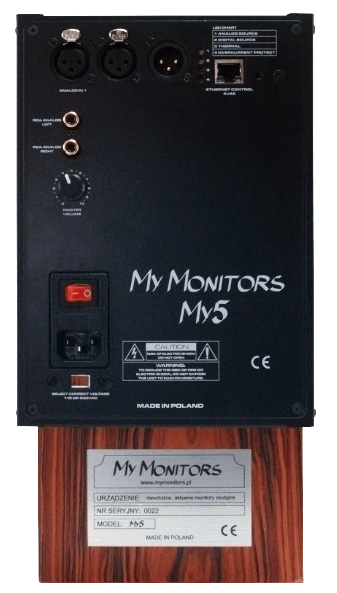 MY5 - dwudrożne monitory aktywne
