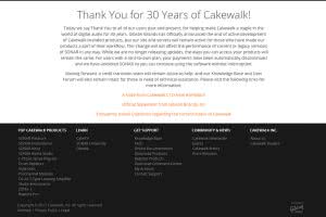 Pożegnanie z Cakewalkiem 