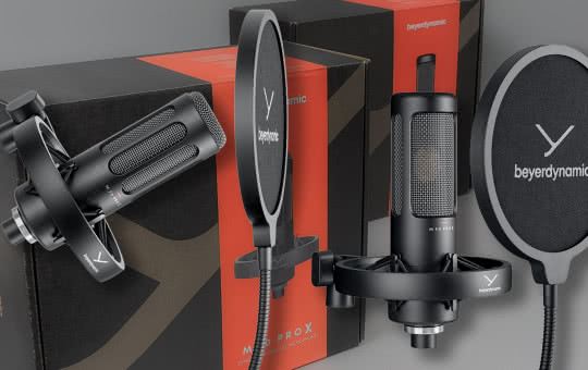 M 70 Pro X (mikrofon dynamiczny) i M 90 Pro X (mikrofon pojemnościowy)