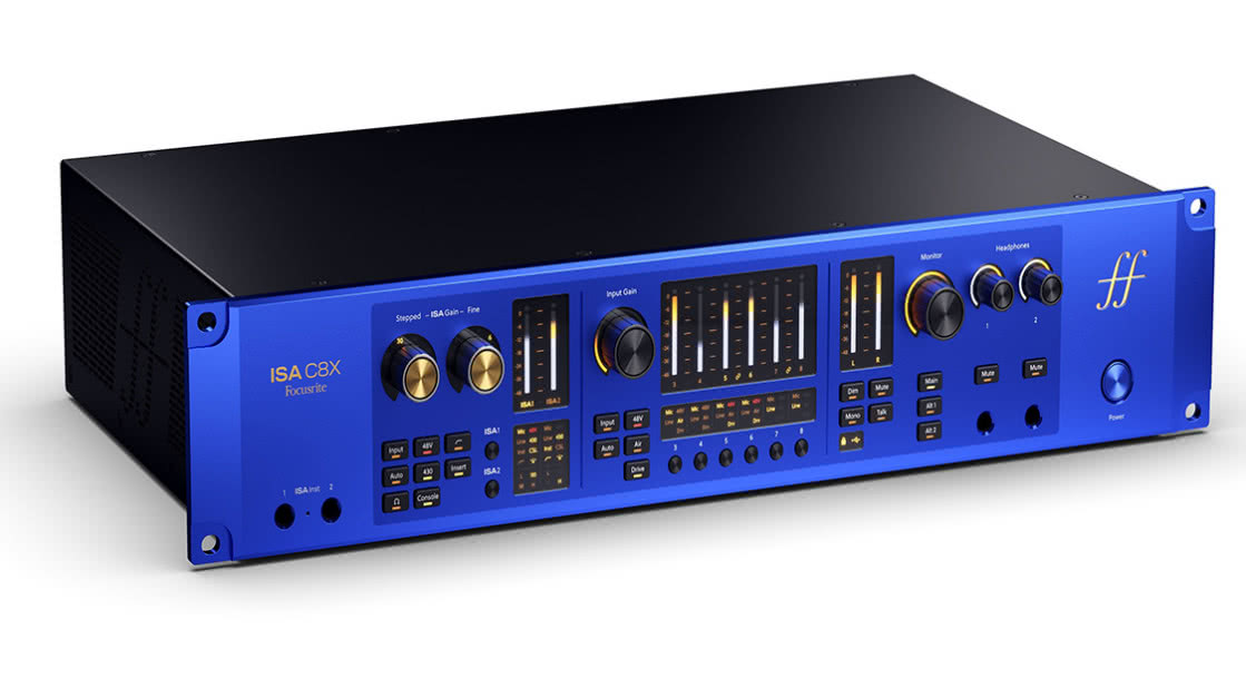 Focusrite wprowadza ISA C8X – pierwsze interfejsowe rozwinięcie legendarnej serii ISA