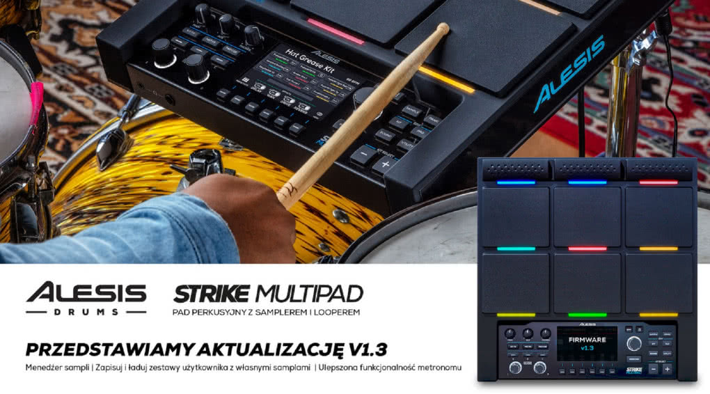 Aktualizacja dla Alesis Strike Multipad