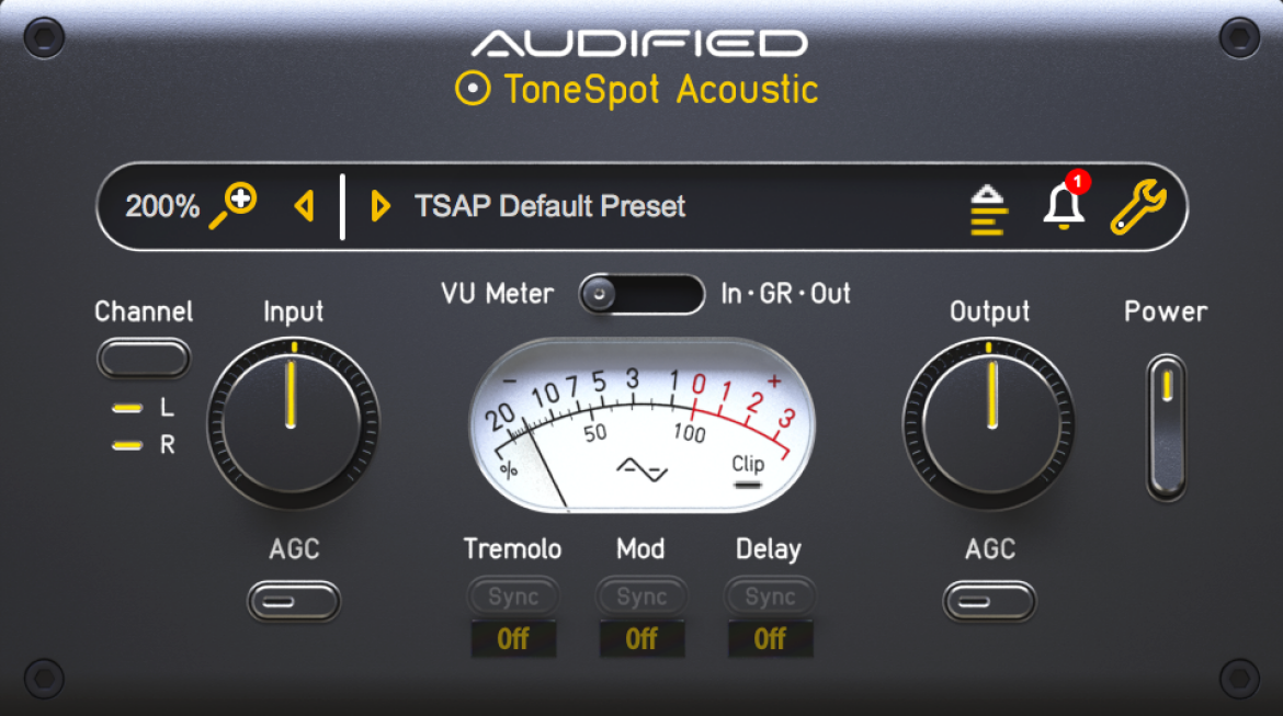 ToneSpot Acoustic Pro/Bass Pro - wirtualne tory sygnałowe