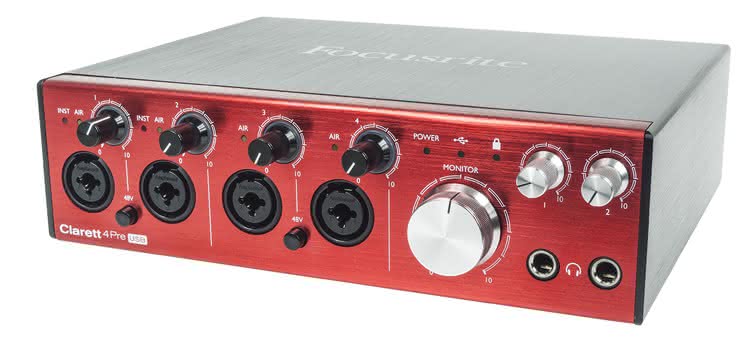 Focusrite Claret 4Pre オーディオインターフェイス FOCUSRITE ( フォーカスライト ) Clarett 4Pre 送料無料