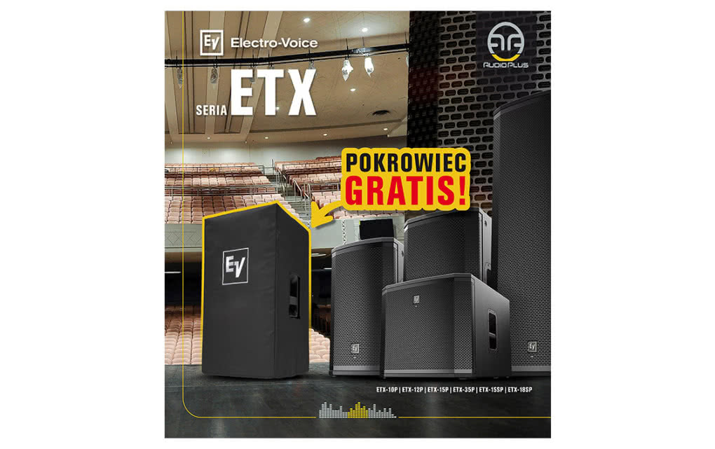  Audio Plus przedłuża promocję na zestawy aktywne Electro-Voice 