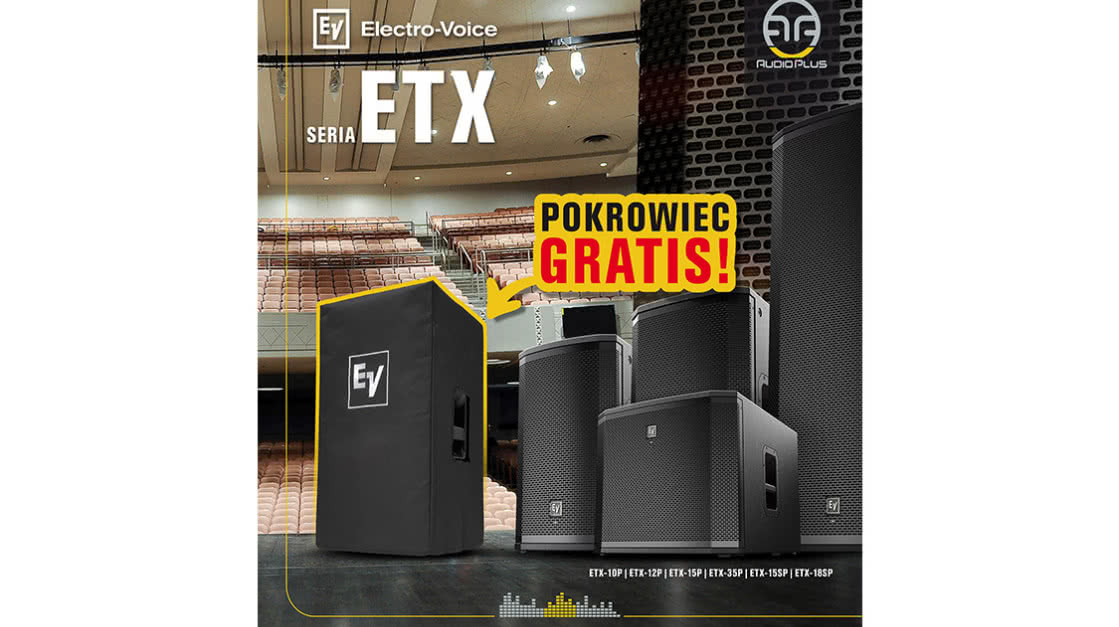  Audio Plus przedłuża promocję na zestawy aktywne Electro-Voice 