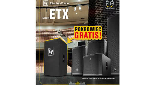  Audio Plus przedłuża promocję na zestawy aktywne Electro-Voice 