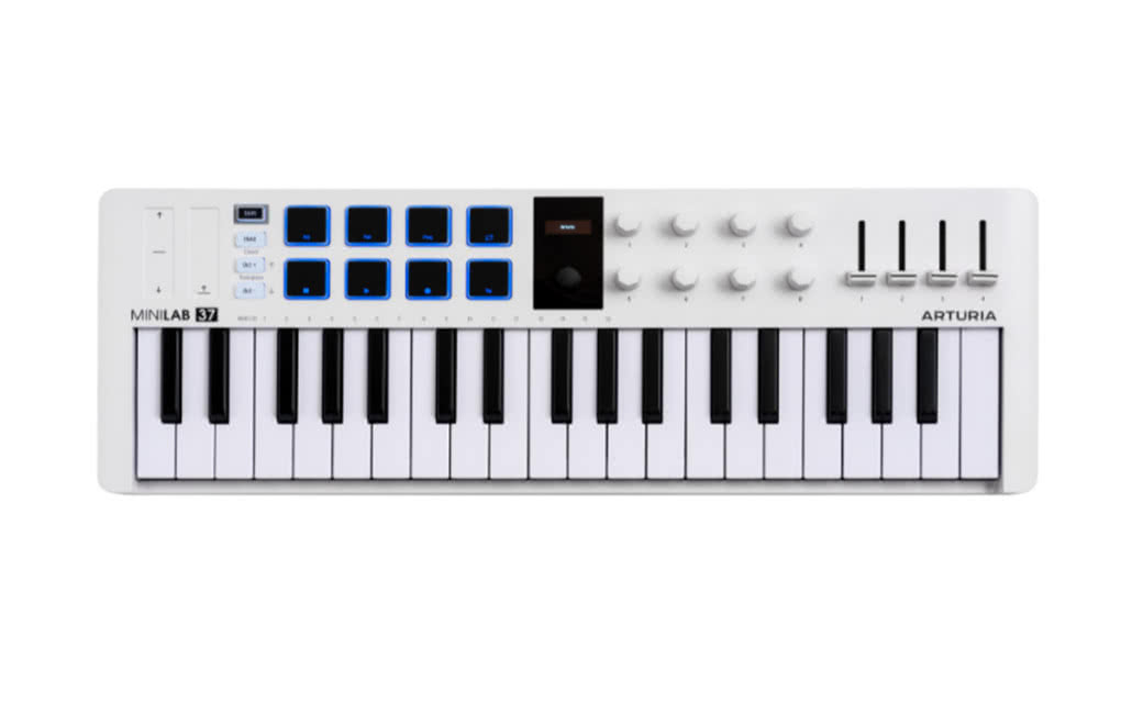 Arturia MiniLab 37 – kompaktowy kontroler MIDI z większą klawiaturą