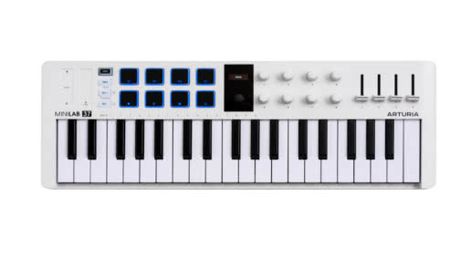 Arturia MiniLab 37 – kompaktowy kontroler MIDI z większą klawiaturą