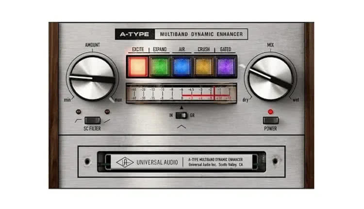Universal Audio A-Type Multiband Dynamic Enhancer - nowe narzędzie do poprawiania wokali
