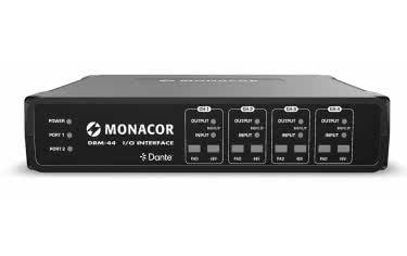 Monacor wprowadza kompaktową matrycę audio DRM-44 