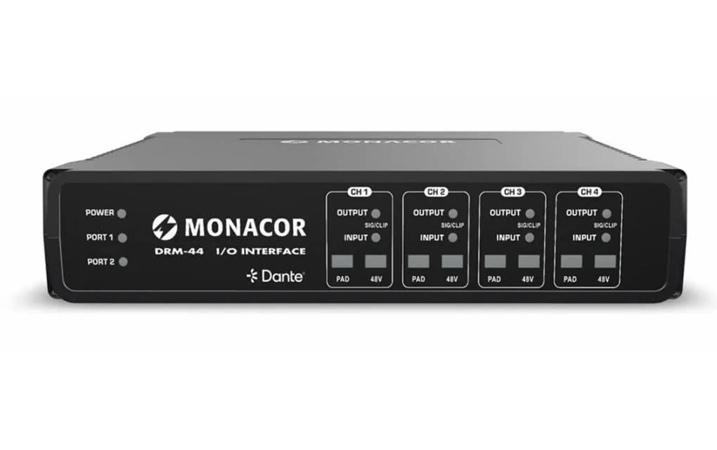 Monacor wprowadza kompaktową matrycę audio DRM-44