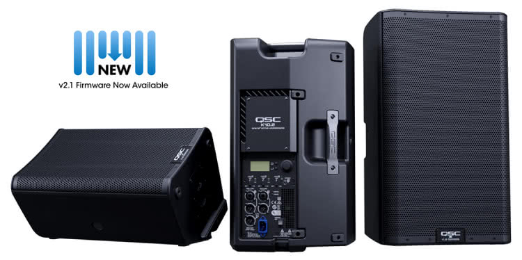 Aktualizacja systemu aktywnych głośników QSC z serii K.2