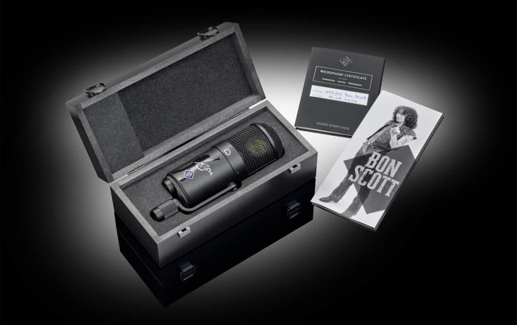 Neumann U 47 fet Bon Scott Edition – limitowana edycja kultowego mikrofonu