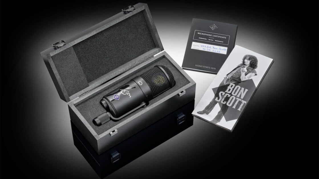 Neumann U 47 fet Bon Scott Edition – limitowana edycja kultowego mikrofonu