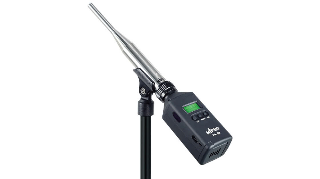 MIPRO TA-58 – bezprzewodowy system do mikrofonów pomiarowych