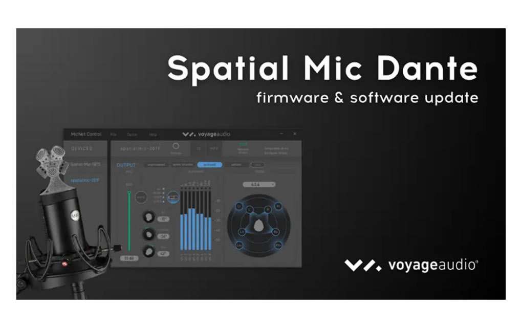 Aktualizacja oprogramowania sprzętowego Spatial Mic Dante i aplikacji MicNet Control