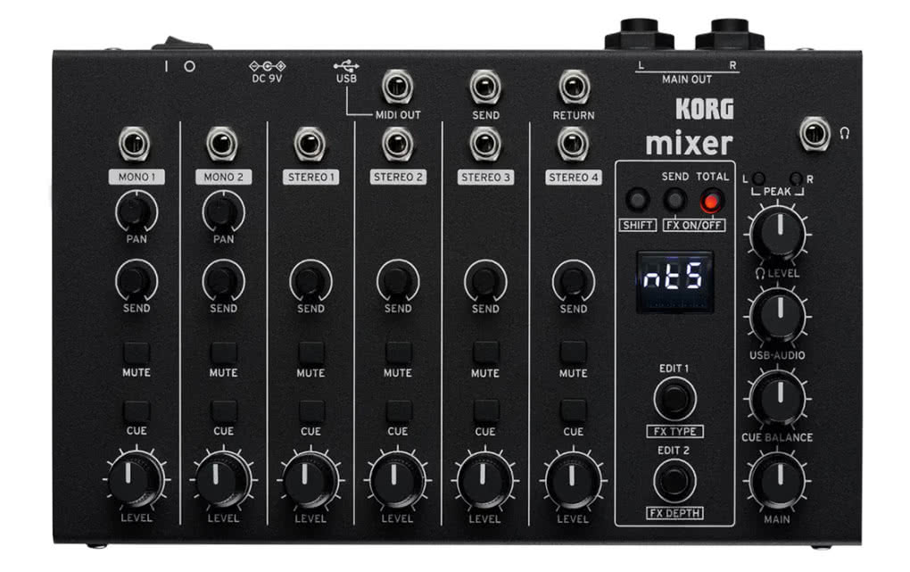 KORG NTS-4 łączy mikser, efekty i interfejs audio