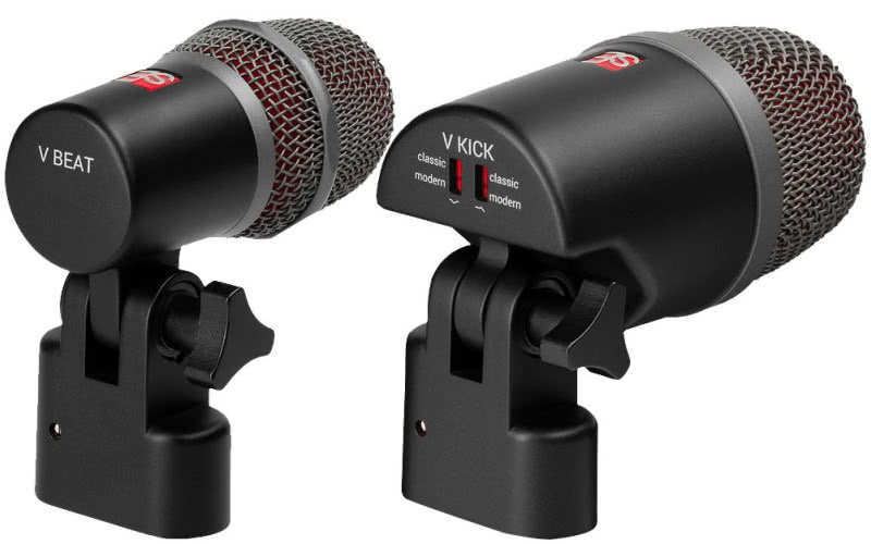 V Beat, V Kick i V Clamp - mikrofony dynamiczne